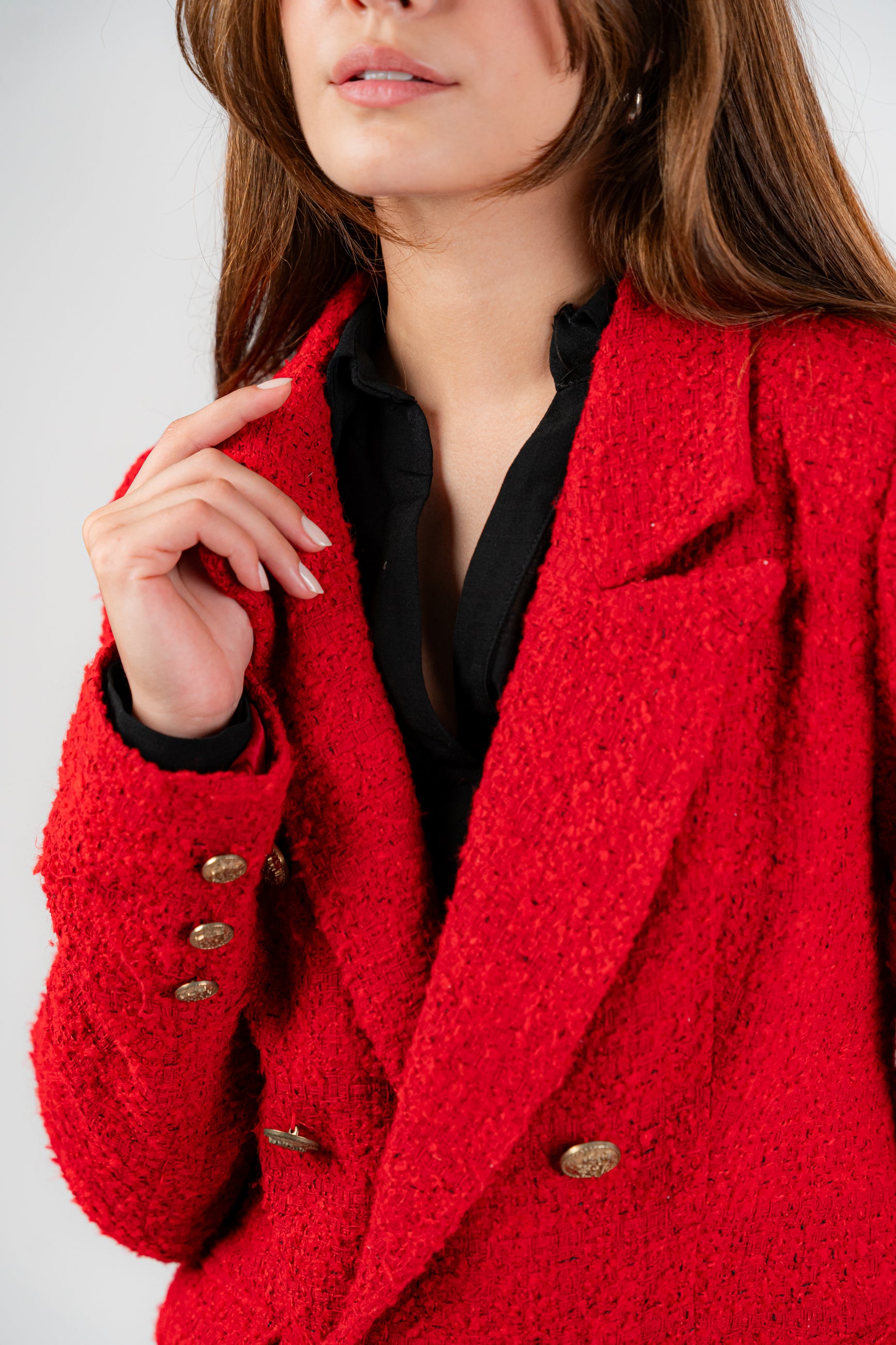 The Scarlet Tweed Blazer
