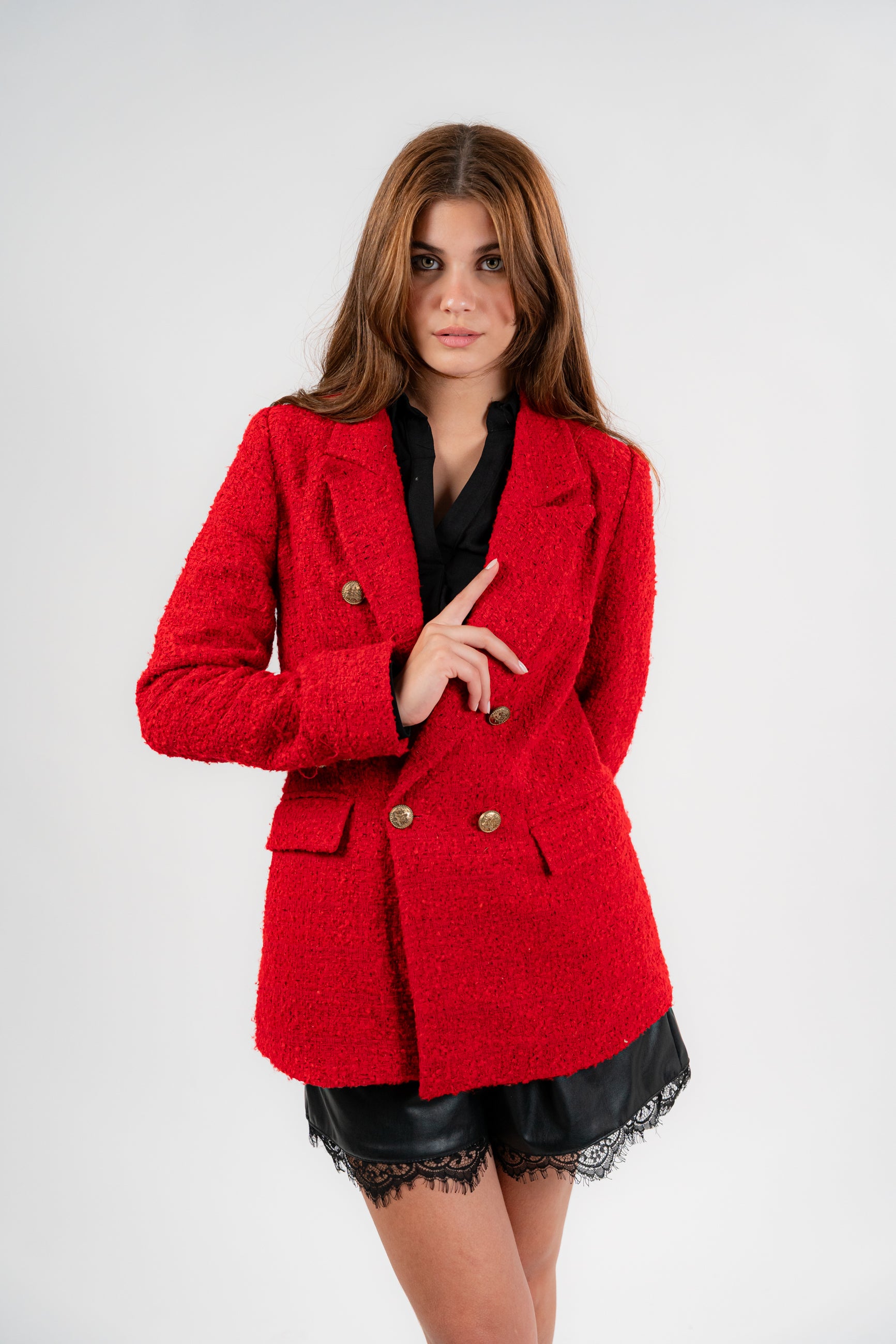 The Scarlet Tweed Blazer