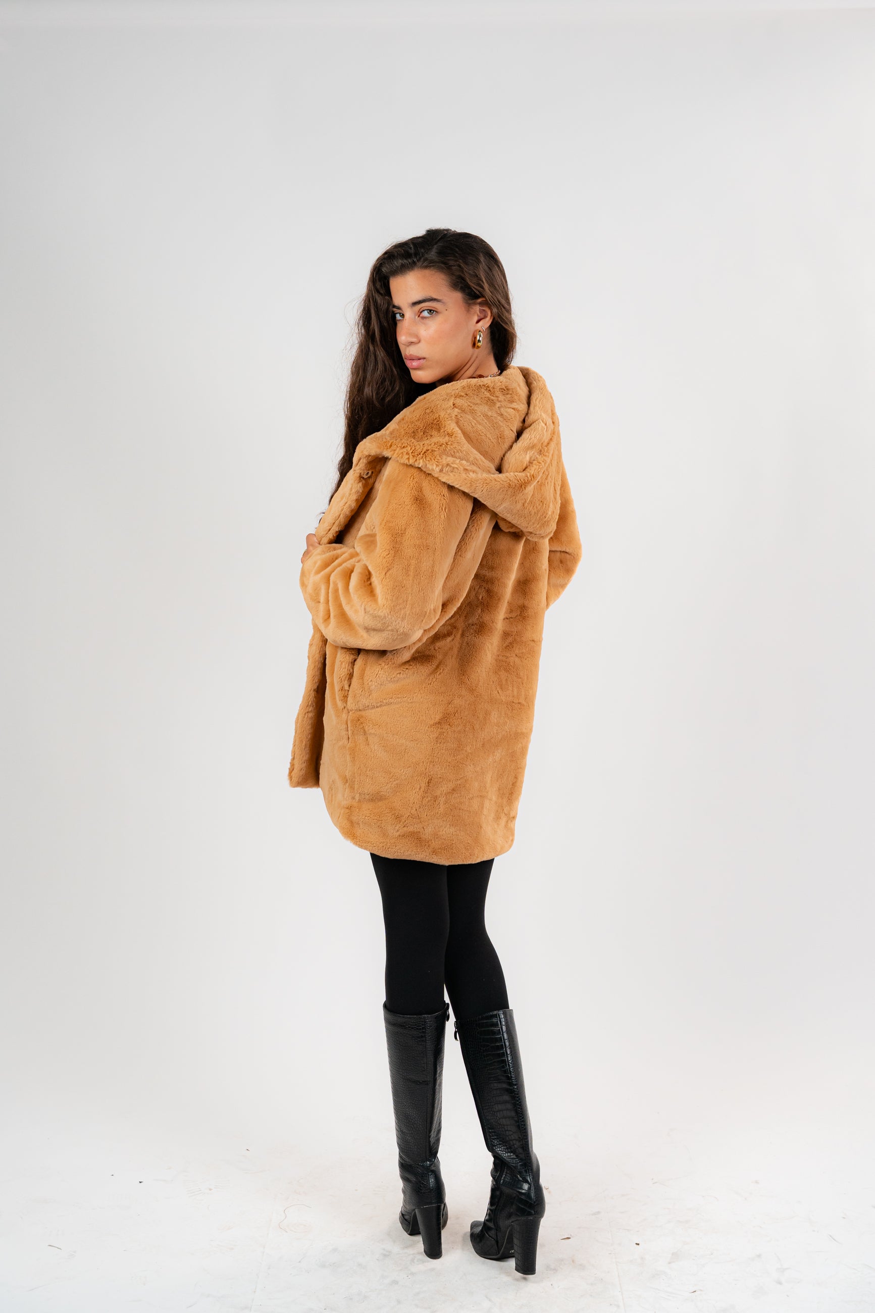 The Honey Plush Coat