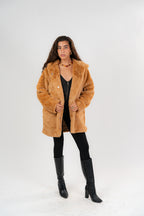 The Honey Plush Coat