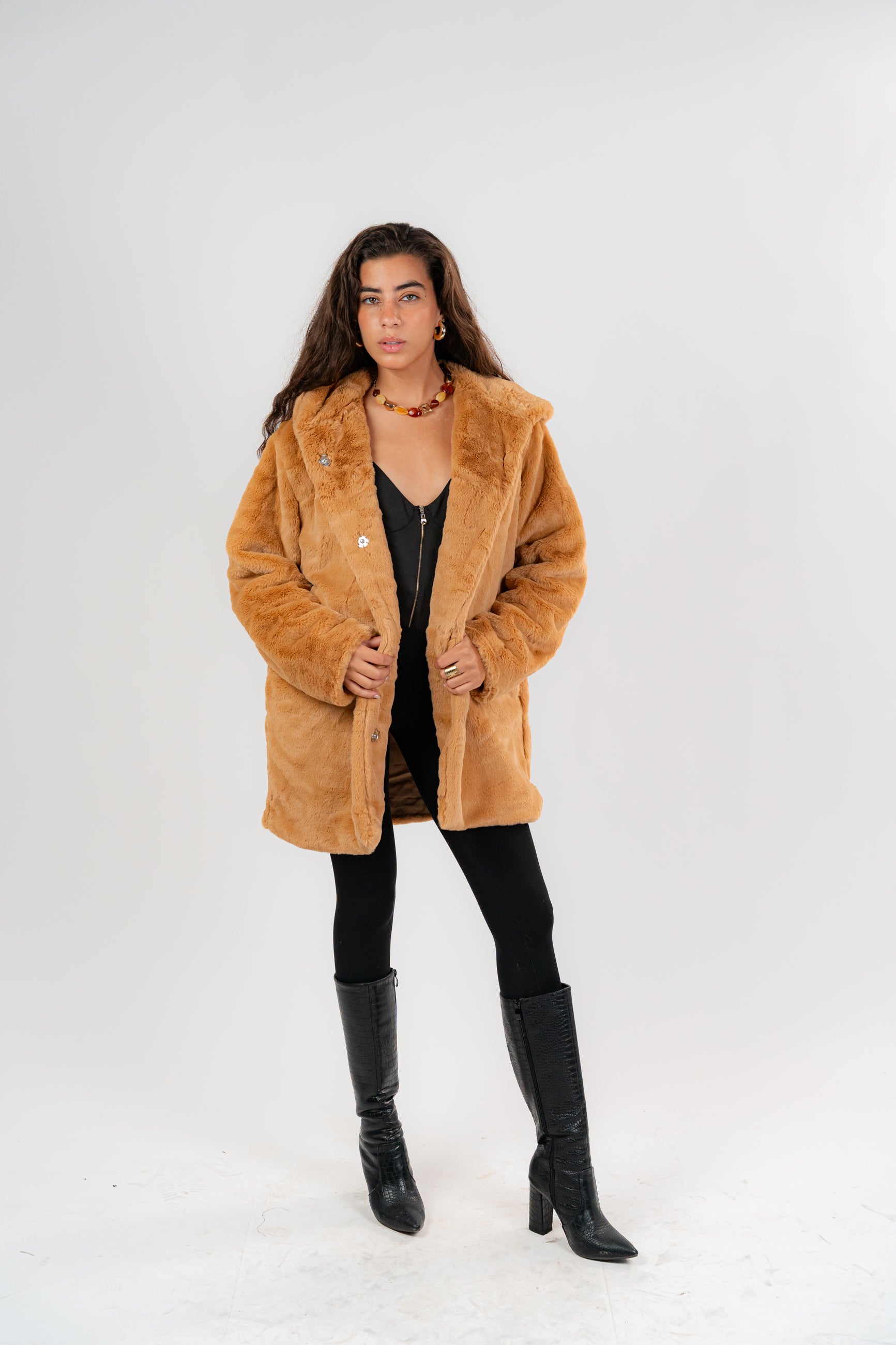 The Honey Plush Coat
