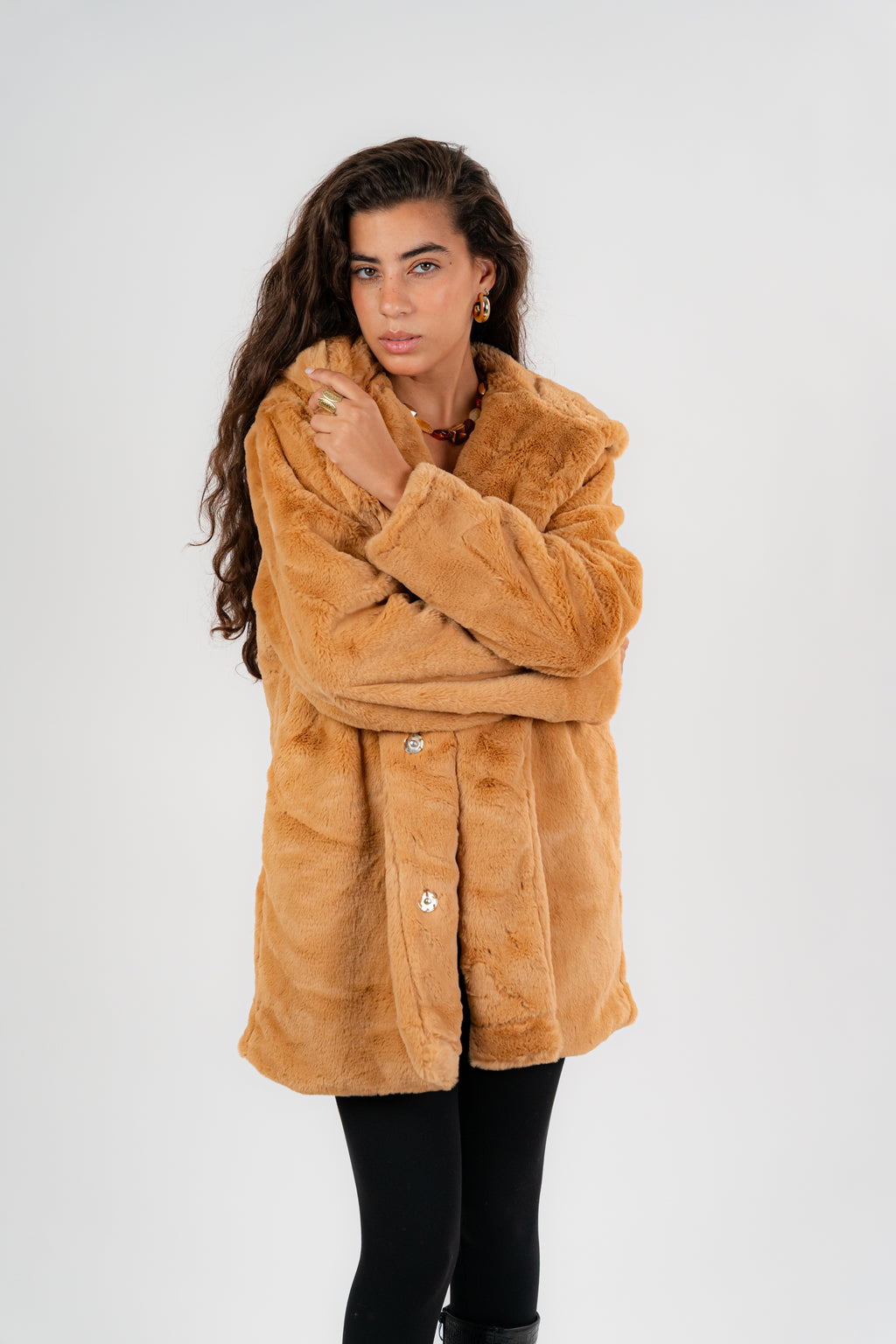 The Honey Plush Coat
