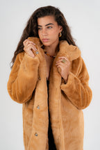 The Honey Plush Coat