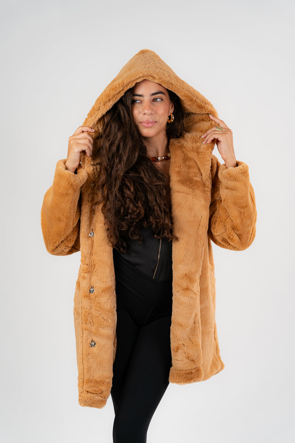 The Honey Plush Coat