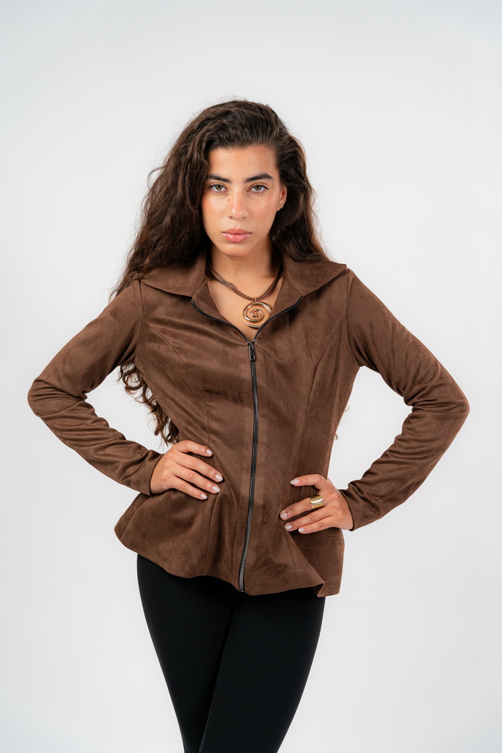 The Brown Hourglass zip