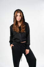 The Laceback Street Duo black Oversize Set